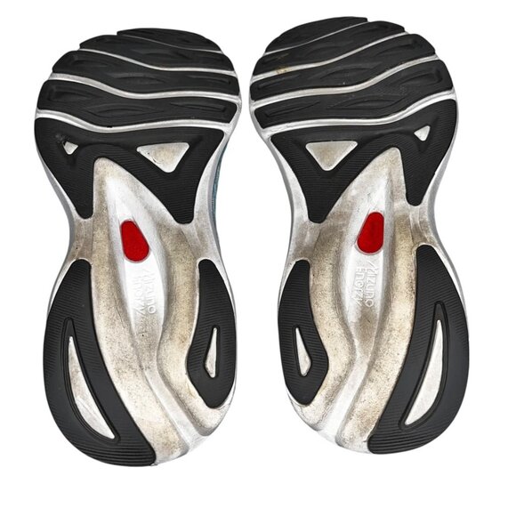 (25136) Saucony Wave Sky 05 Running Shoes Women's Size 8 White Teal Green - Picture 3 of 8